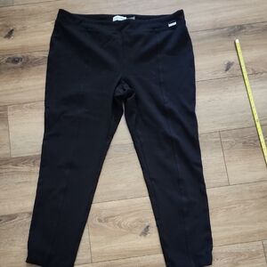 Calvin Klein Black Ankle Legging Pants